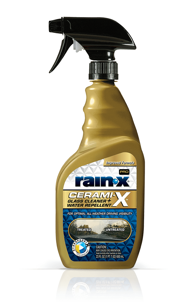 630177srp Rain-X Pro Cerami-X Glass Cleaner and Water Repellent - 23oz