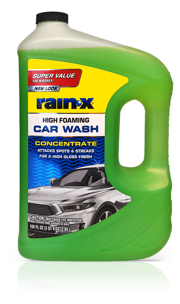 Rain-X Car Wash & Wax w/ Carnauba Wax Beads, 64 oz.