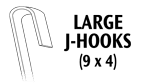 Large J Hook: Installation Instructions for Rain-X® Longitude™