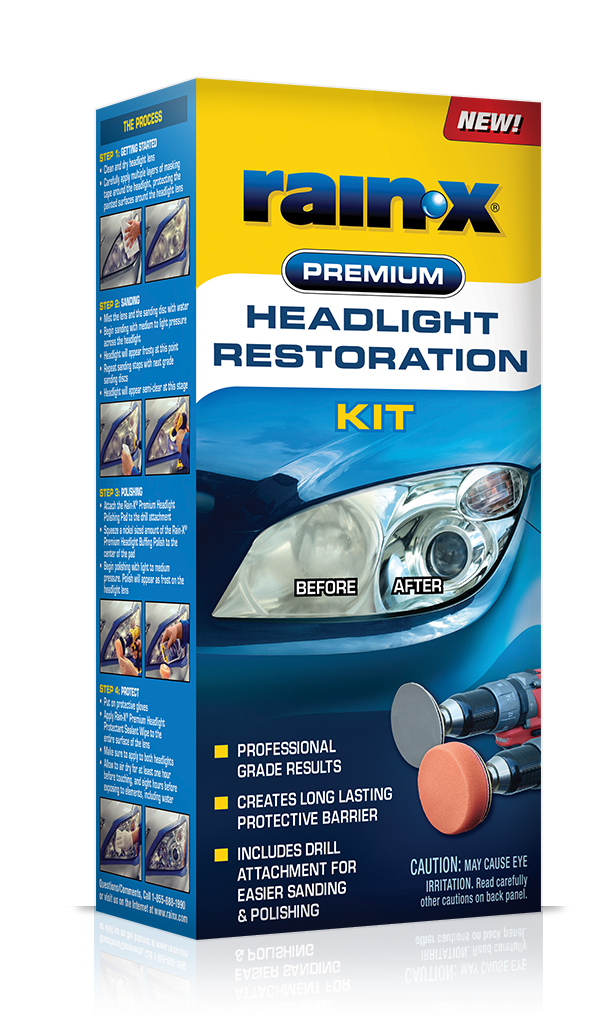 Headlight Restoration Cleaner Kit Auto Car Paint Cleaning 4-Season Protection 