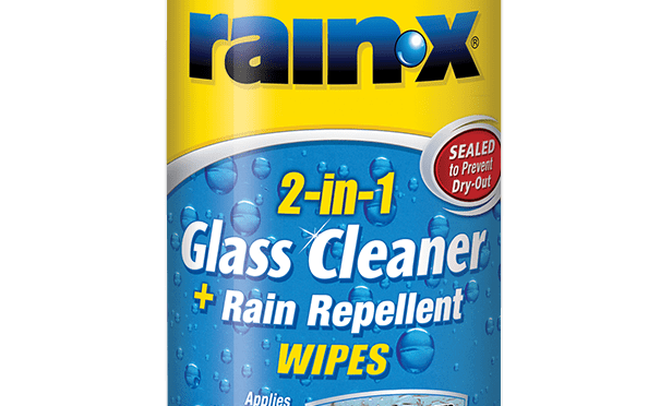 630022 Rain-X 2in1 Glass Cleaner Wipes 25ct