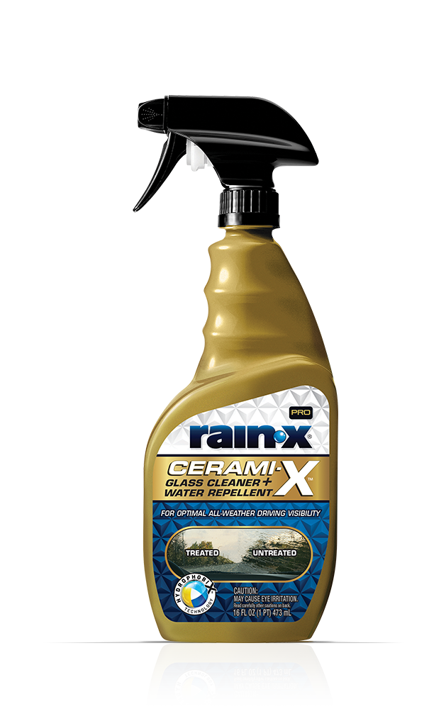 630178 Rain-X Pro Cerami-X Glass Cleaner and Water Repellent - 16oz