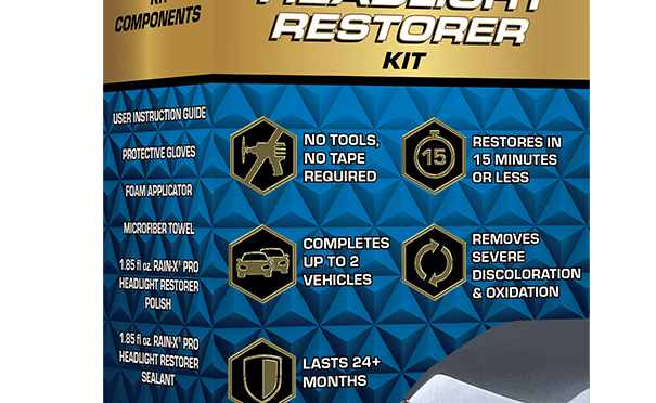 610200, 610200SRP Rain-X® Pro Quick & Easy Headlight Restorer Kit